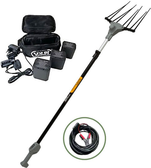Volpi Olivenernter Batterie 12V Typ Harke mit Stange 3m und Gewicht 2.45kg