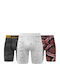 Herren Boxershorts Mehrfarbig 3Packung
