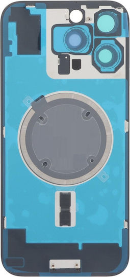 Apple Iphone 16 Pro Max Battery Door Camera Lens Natural Titanium Logo Oem