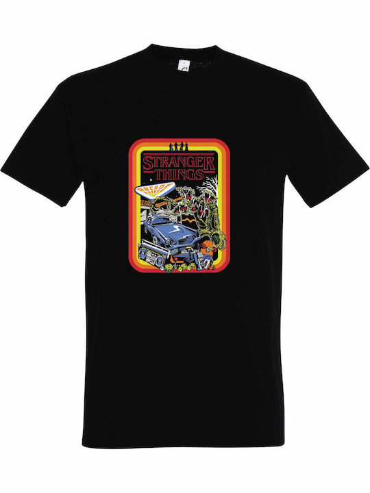 Stranger Things Day Retro Poster T-shirt Stranger Things Βαμβακερό Stranger Things Day Retro Poster T-shirt Stranger Things Βαμβακερό