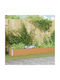 vidaXL Planter Box Metal De bronz 970x50x36cm.