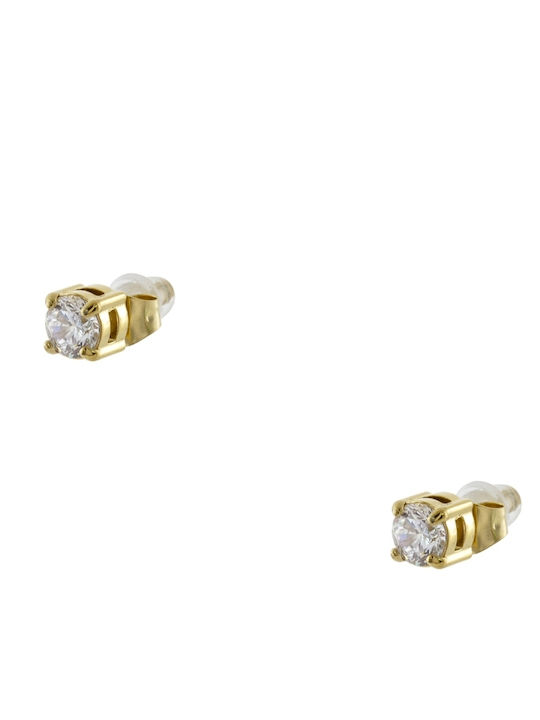 Oxette Earrings made of Steel Gold Plated with Stones