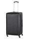 Greenwich Polo Club Piquadro Kabinen Hart Koffer Schwarz mit 4 Räder Höhe 55cm