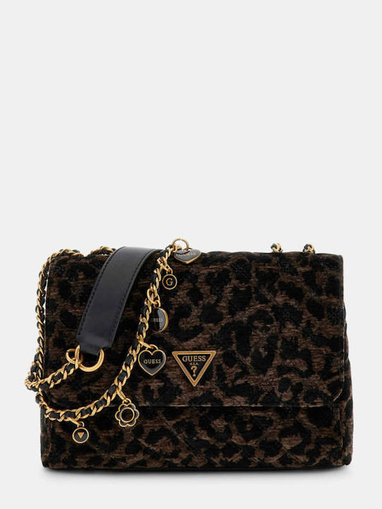 Guess Tasche Damentasche Schultertasche Braun
