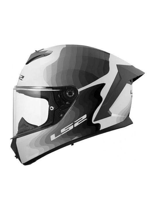 LS2 FF820 Rapid III Flow Gloss White/Grey Κράνο...