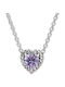 Amalfi Accessories Halskette mit Design Herz aus Silber