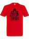 Kids' T-shirt Red Stranger Things Family Minimal Design