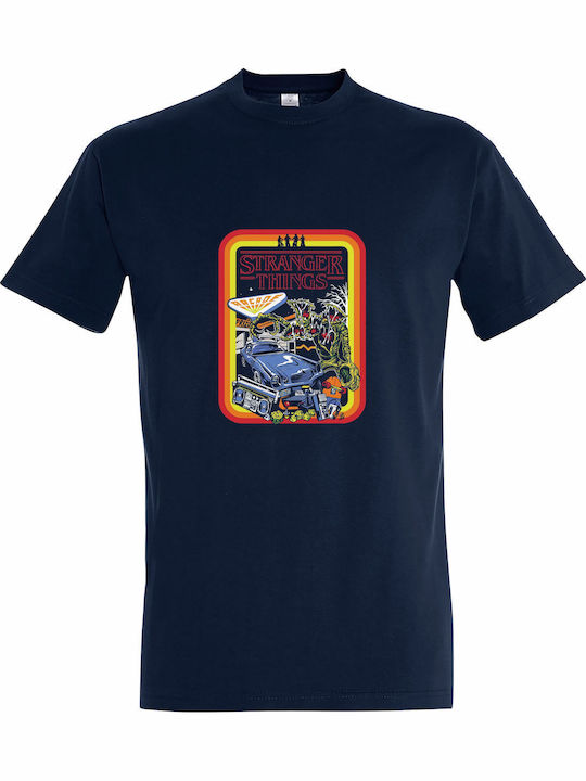 kirikoko Kinder-T-Shirt French Navy Stranger Th...