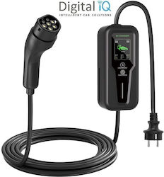 Digital IQ Φορητός Μονοφασικός Σταθμός Φόρτισης 3.5kW με Ενσωματωμένο Καλώδιο Type 2 (DIQ EV PRT 16035) Digital IQ Φορητός Μονοφασικός Σταθμός Φόρτισης 3.5kW με Ενσωματωμένο Καλώδιο Type 2 (DIQ EV PRT 16035)