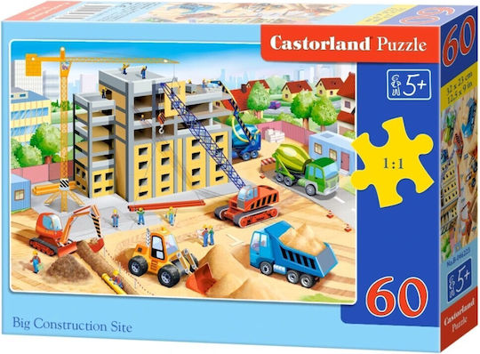 Puzzle pentru Copii Big Construction Site 60buc Castorland