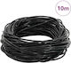 Vidaxl Leather Black Rope Ø1.5 mm X 10 m Leather