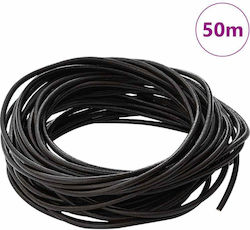 Vidaxl Șnur Din Piele Maro Închis Ø2,5 Mm X 50 ...