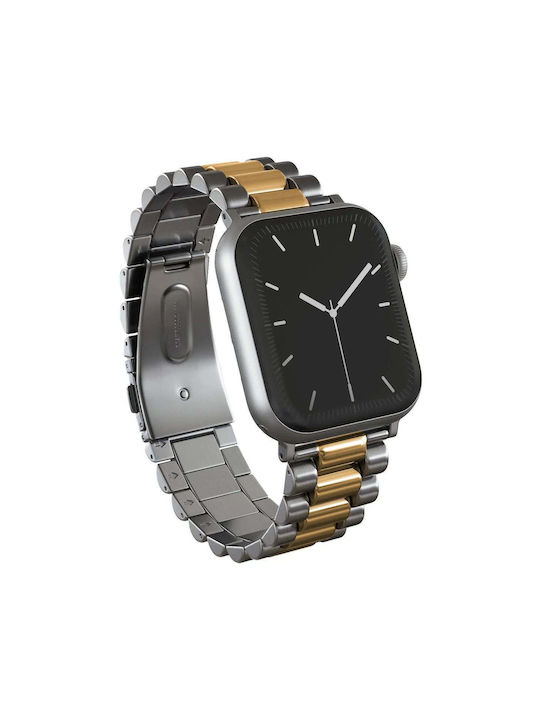 Burga Armband Rostfreier Stahl Gold (Apple Watch 4/5/6/7/8/9/10/11, SE, Ultra)