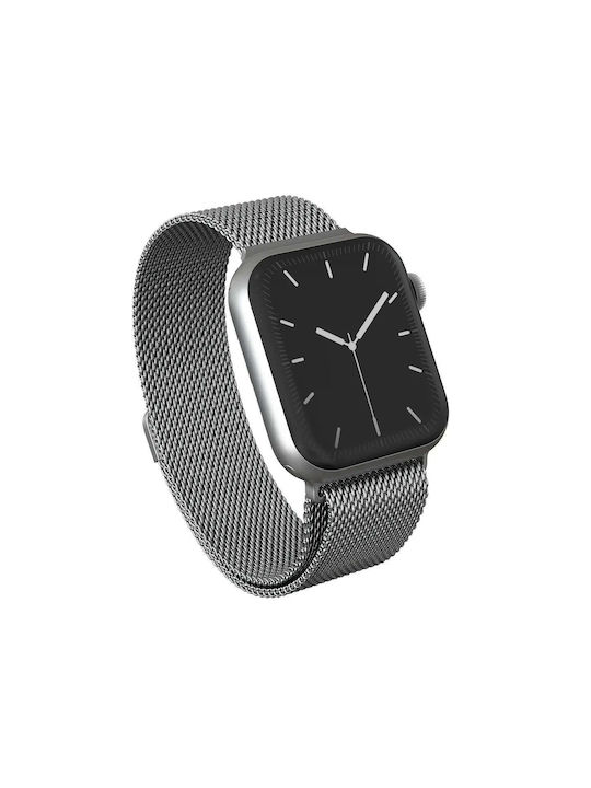 Burga Armband Rostfreier Stahl Silber (Apple Watch 4/5/6/7/8/9/10/11 - SE (1/2/3))