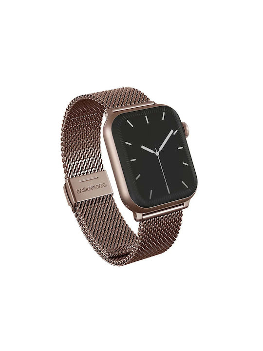 Burga Armband Rose Gold (Apple Watch 4/5/6/7/8/9/10/11, SE, Ultra) Burga Armband Rose Gold (Apple Watch 4/5/6/7/8/9/10/11, SE, Ultra)