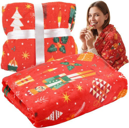 Furry Single Blanket 150x200cm Red