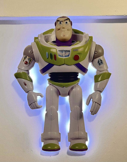 Hölzernes Kinder Wandlampen Buzz Lightyear