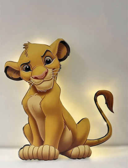 Lemn Lumini De Perete Simba