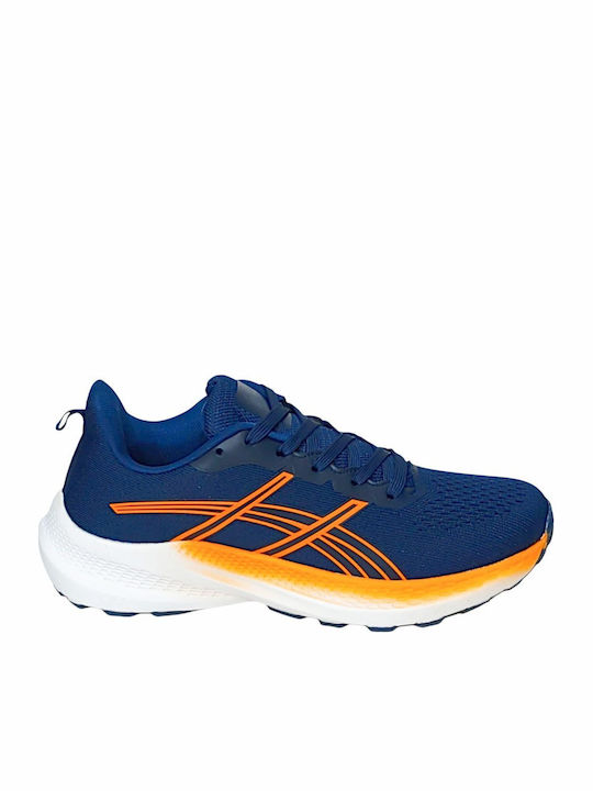 Sneakers Pentru Bărbați Albaștri M-24113-3-MPLE