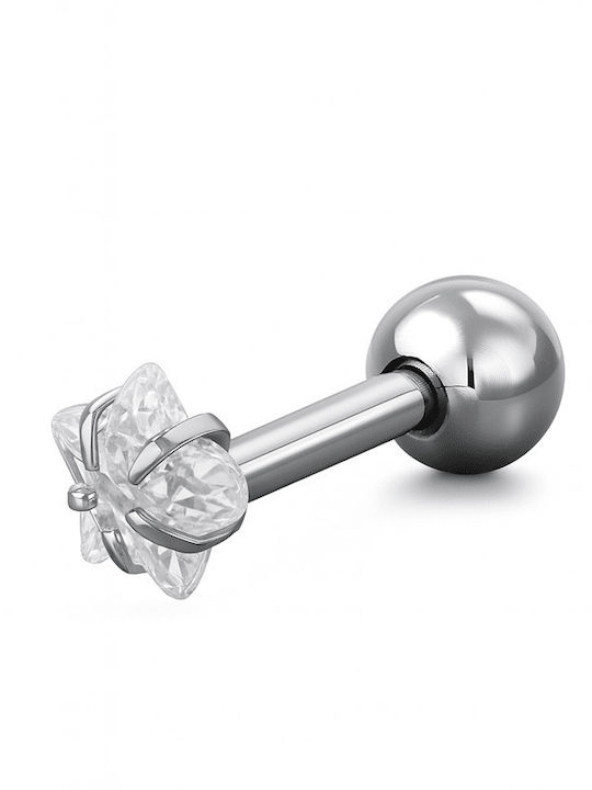 Nire Steel Piercing Earring 0.4mm Silver