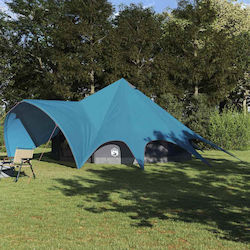 vidaXL Αυτόματη Σκηνή Camping Teepee Μπλε 600x5...