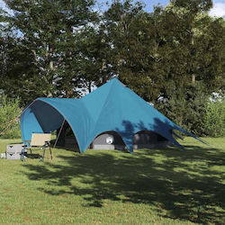 vidaXL Σκηνή Camping Teepee Μπλε 600x415x247εκ.