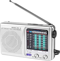 KK9 Tragbares Radio Silber