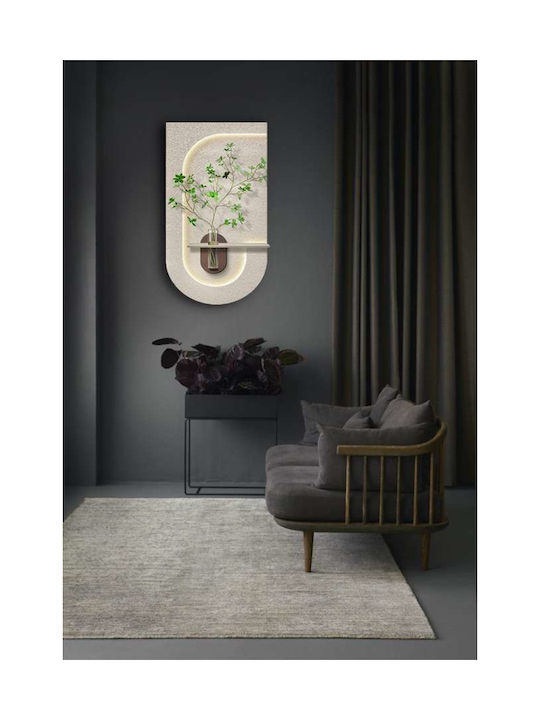 Atman Painting Wooden with LED Lighting 80x40cm