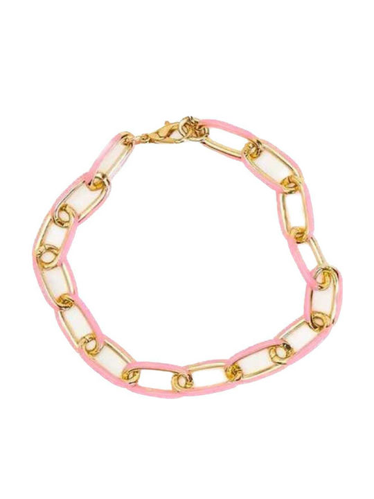 Damen Kette Hand Vergoldet Länge 22cm