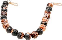 Bag Handle Beads Dark Brown