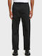 Pleated Παντελόνι Chino σε Relaxed Εφαρμογή Black
