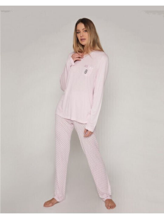 Admas Set Pijamale pentru Femei Rosa