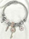 King Women's Bracelet Handcuffs made of Steel