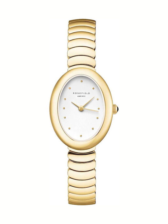 Rosefield Women's Watch with Gold Metal Bracelet