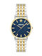 Versace Greca Γυναικείο Ρολόι 40mm Μπαταρίας με Ασημί Μεταλλικό Μπρασελέ