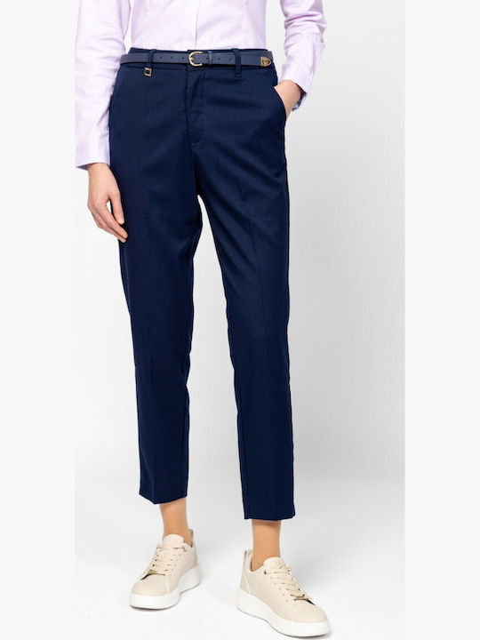 Heavy Tools Damen Chino Hose Ecru, Navy