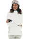 Kurz Damen Puffer Jacke für Winter White
