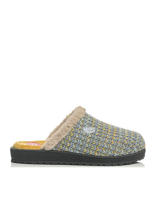 Anatomische Damen Hausschuhe Gray