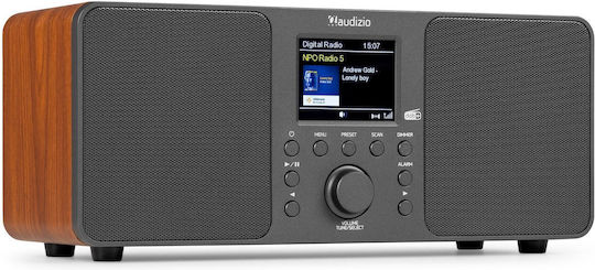 Audizio GENUA Tabletop Radio Electric DAB+ with Bluetooth Dark Grey