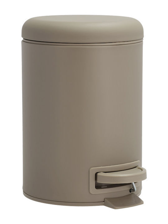 Södahl Metallisch Badezimmer Mülleimer 3Es Braun