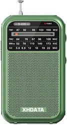 Xhdata D-220 Φορητό Μπαταρίας Πράσινο