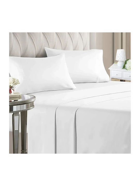 Mattex Duvet Cover Cotton Single 160x240 White
