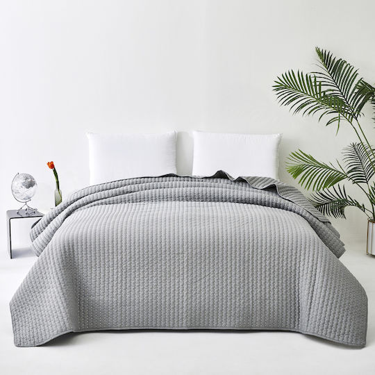 Mattex Покривало Кингсайз Микрофибър Сив 220x240см