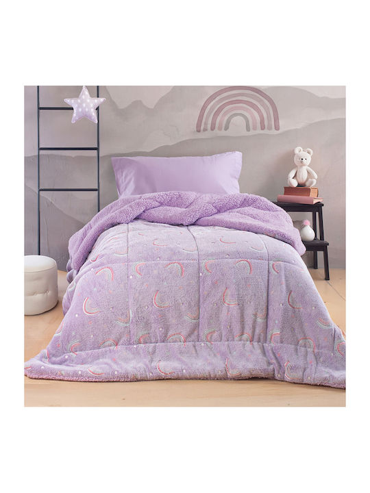 Rythmos Κουβέρτα Nelie Λιλά 160x220εκ. Rythmos Κουβέρτα Nelie Λιλά 160x220εκ.