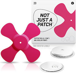 Nicht Nur Ein Pflaster X-patches Wasserdichte Autoklebetabletten Sensoren Freestyle Libre 2 Plus Medtronic Guardian Omnipod 20 Stück – Rosa