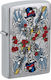 Zippo P1089 Skelettkarten-Design 200