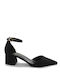 Pumps mit Riemchen Schwarz