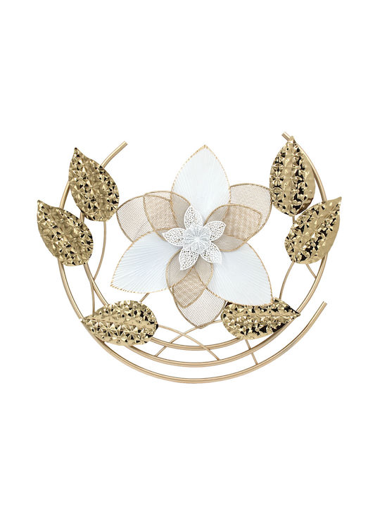 Keskor Gold Metallic Wall Decor 50x5x40cm