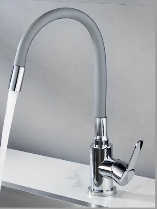 Bonken U-Shaped Kitchen Faucet Counter Inox Gray