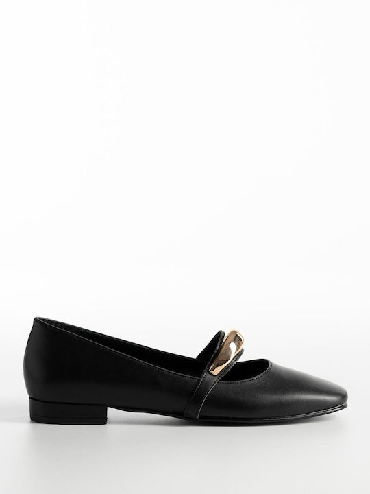 Bozikis Women's Black Ballerina Shoes